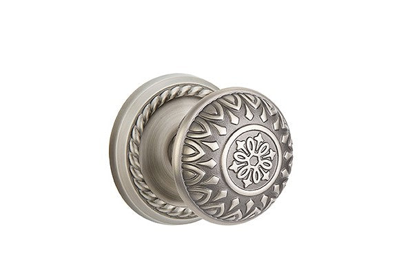 Emtek Lancaster Knob With Rope Rosette