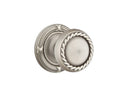 Emtek Rope Knob Concealed Screws With Ribbon & Reed Rosette