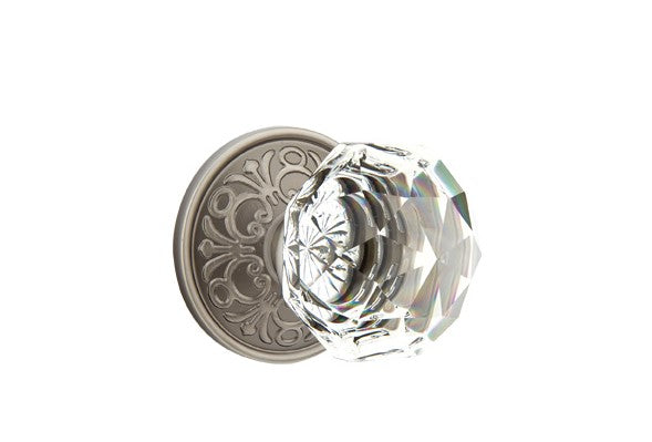 Emtek Diamond Knob With Lancaster Rosette