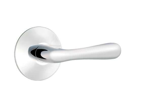 Emtek Basel Lever Concealed Screws with Modern Rosette