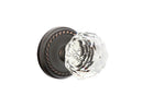 Emtek Diamond Knob Concealed Screws With Rope Rosette