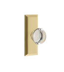 Emtek Providence Knob Concealed Screws With 7” Wilshire Sideplate