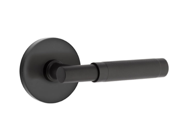 Emtek Select T-BAR Knurled Lever Concealed Screws with Disk Rosette