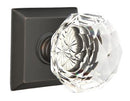 Emtek Diamond Knob With Quincy Rosette