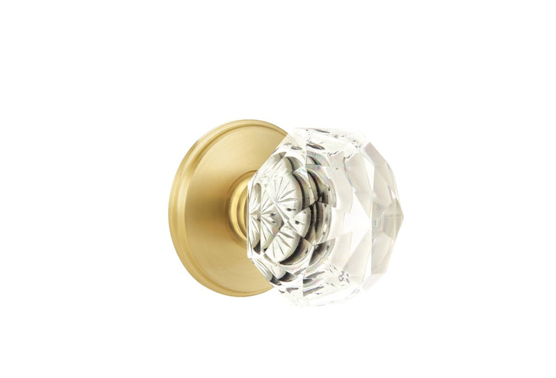 Emtek Diamond Knob With Watford Rosette