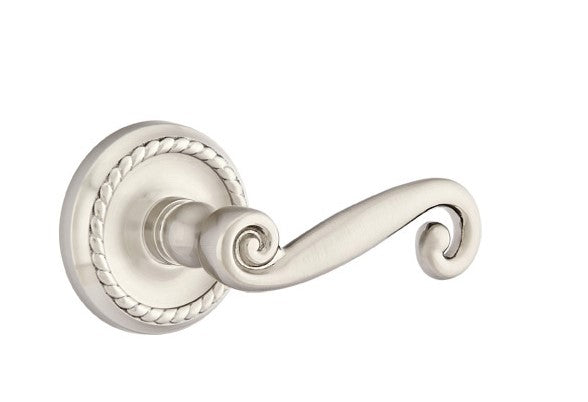 Emtek Rustic Lever Concealed Screws with Rope Rosette