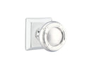 Emtek Ribbon & Reed Knob Concealed Screw With Quincy Rosette
