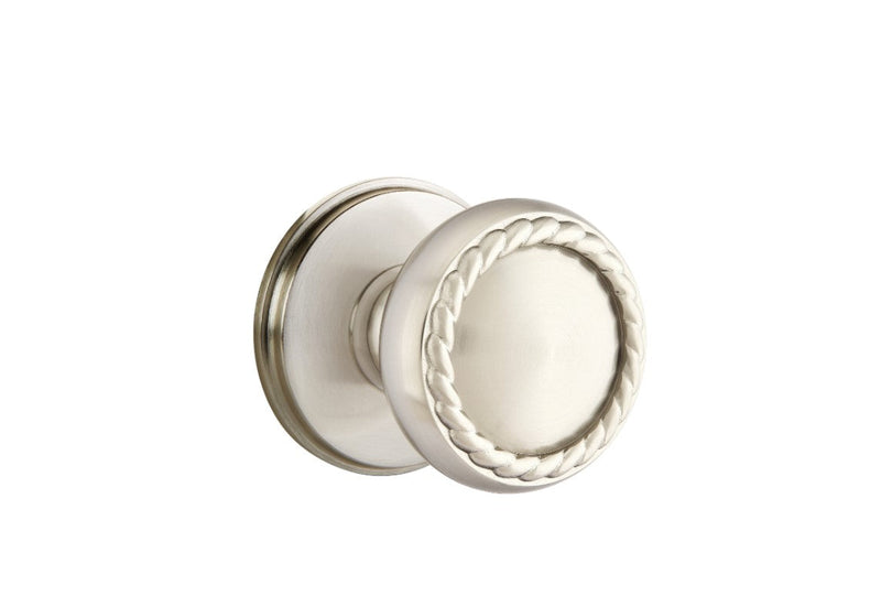 Emtek Rope Knob Concealed Screws With Watford Rosette