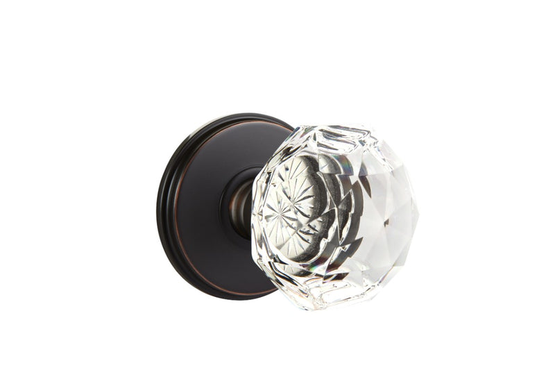 Emtek Diamond Knob With Watford Rosette