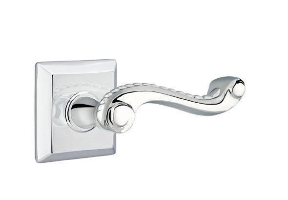 Emtek Rope Lever Concealed Screws with Quincy Rosette