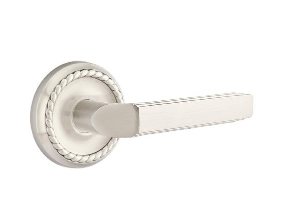 Emtek Milano Lever Concealed Screws with Rope Rosette