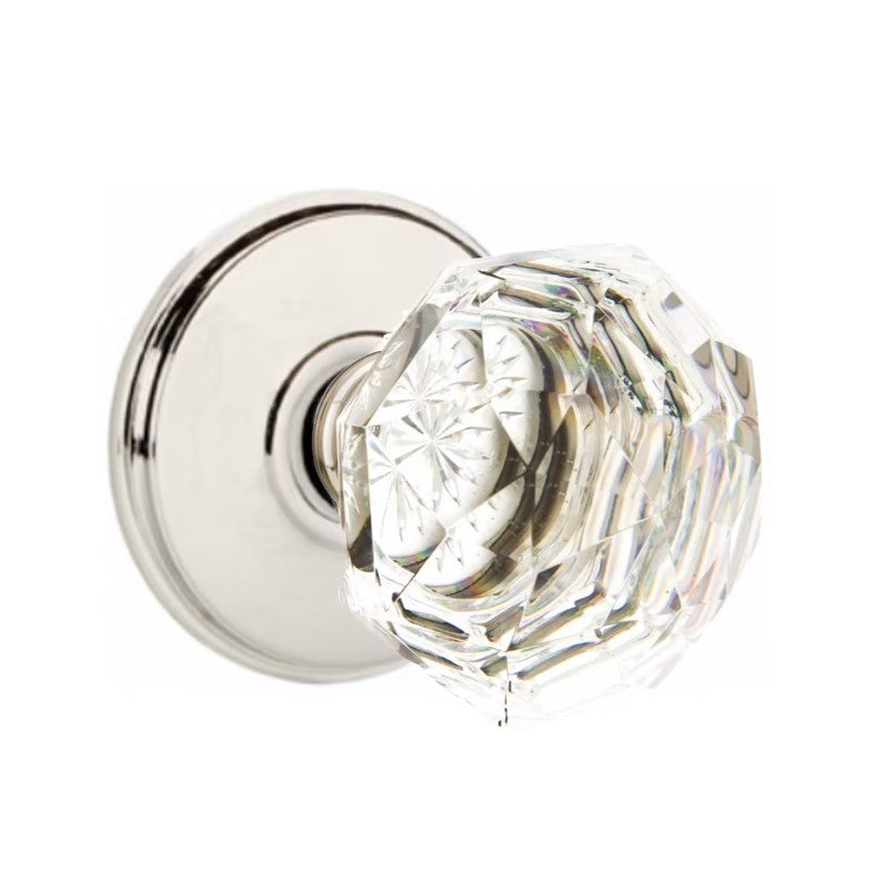 Emtek Diamond Knob Concealed Screws With Watford Rosette