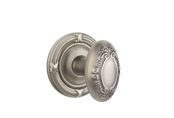 Emtek Victoria Knob Concealed Screws With Ribbon & Reed Rosette