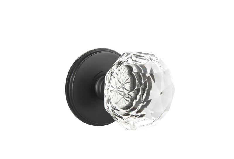 Emtek Diamond Knob Concealed Screws With Watford Rosette