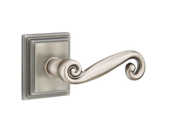 Emtek Rustic Lever Concealed Screws with Rope Rosette