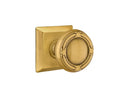Emtek Ribbon & Reed Knob With Quincy Rosette