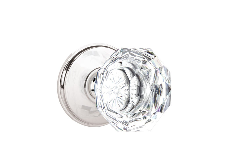 Emtek Diamond Knob With Watford Rosette