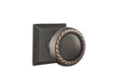 Emtek Rope Knob With Quincy Rosette