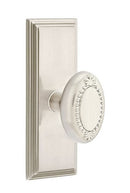 Emtek Beaded Egg Knob With 7” Wilshire Rosette