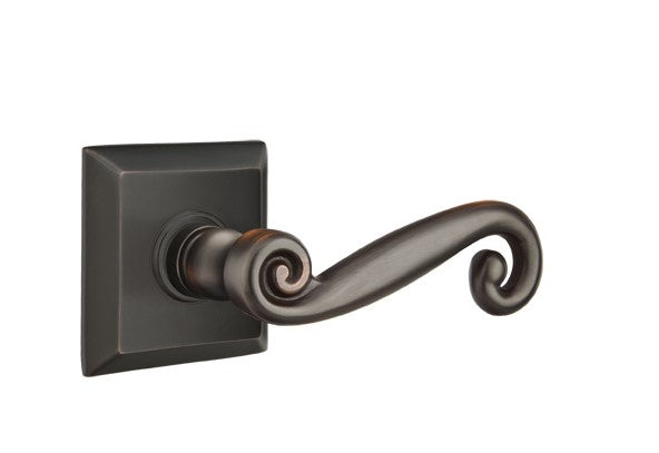 Emtek Rustic Lever Concealed Screws with Quincy Rosette