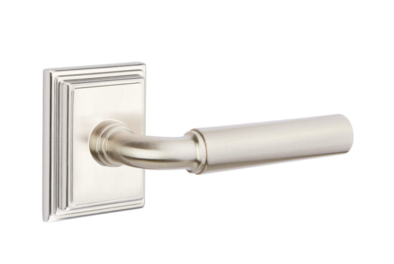 Emtek Manning Lever Concealed Screws with Wilshire Rosette