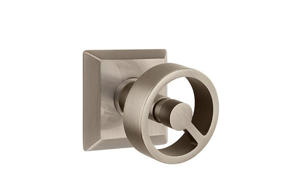 Emtek Concealed Fastener Spoke Knob with Quincy Rosette