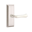 Emtek Wembley Lever Concealed Screws with 7” Wilshire Sideplate