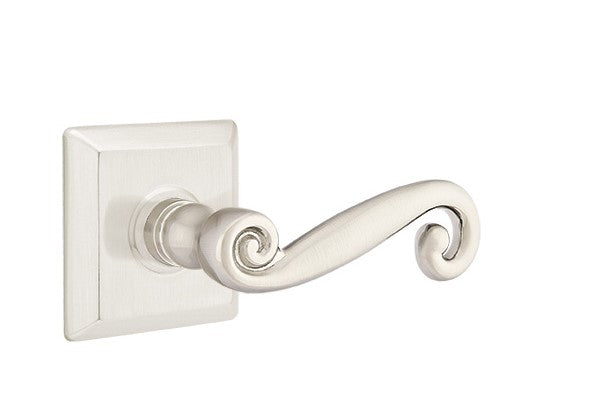 Emtek Rustic Lever Concealed Screws with Quincy Rosette