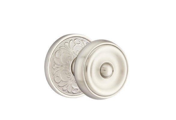 Emtek Waverly Knob With Lancaster Rosette