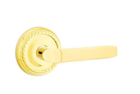 Emtek Milano Lever Concealed Screws with Rope Rosette