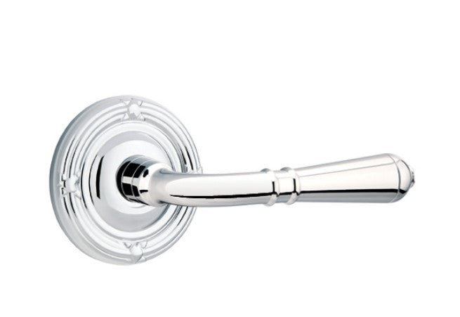 Emtek Turino Lever Concealed Screws with Ribbon & Reed Rosette