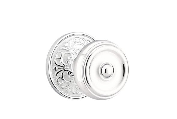 Emtek Waverly Knob With Lancaster Rosette