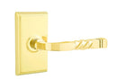 Emtek Santa Fe Lever with Rectangular Rosette