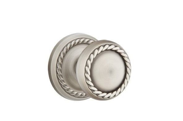 Emtek Rope Knob Concealed Screws With Rope Rosette