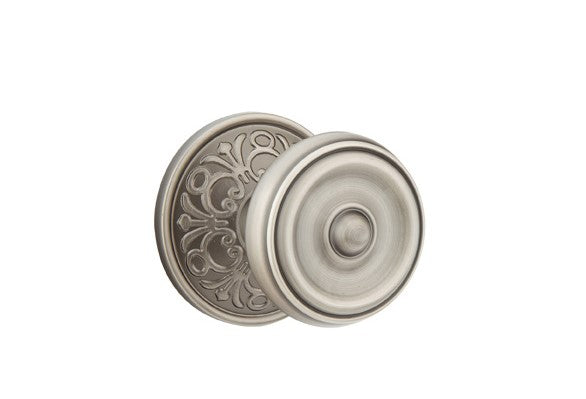 Emtek Waverly Knob With Lancaster Rosette