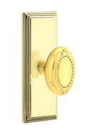 Emtek Beaded Egg Knob With 7” Wilshire Rosette