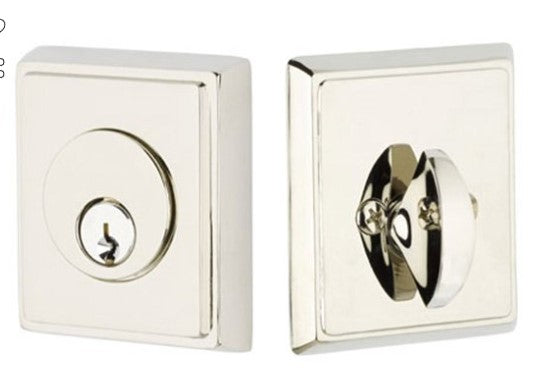 Emtek Rectangular Keyed Deadbolt