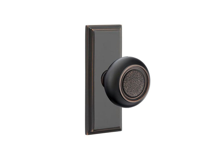 Emtek Belmont Knob Concealed Screws With 7” Wilshire Rosette