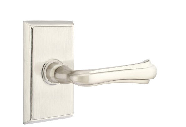 Emtek Wembley Lever Concealed Screws with Rectangular Rosette