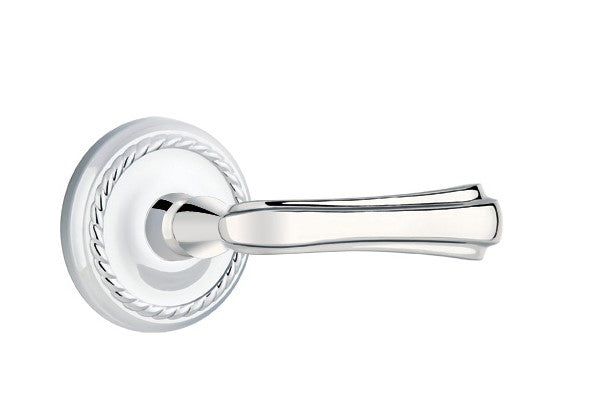 Emtek Wembley Lever Concealed Screws with Rope Rosette