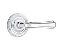 Emtek Wembley Lever Concealed Screws with Ribbon & Reed Rosette