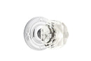 Emtek Diamond Knob With Ribbon & Reed Rosette
