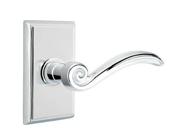 Emtek Elan Lever Concealed Screws with Rectangular Rosette