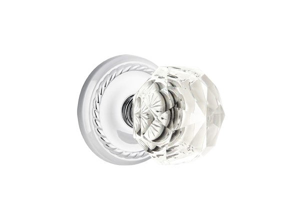 Emtek Diamond Knob With Rope Rosette