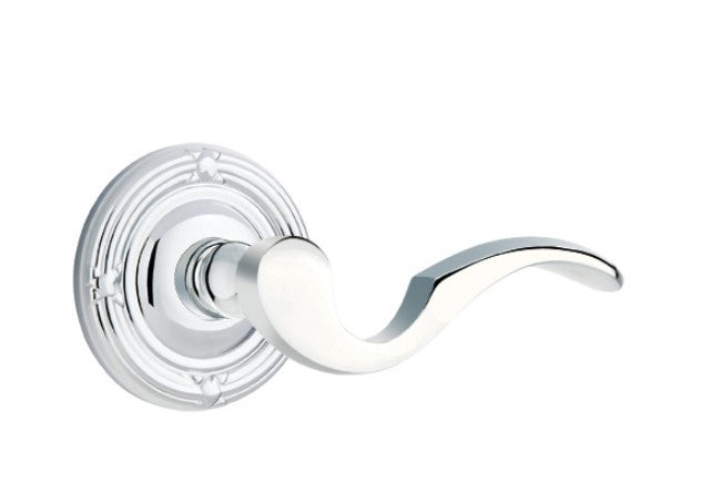 Emtek Cortina Lever Concealed Screws with Ribbon & Reed Rosette