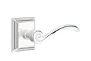 Emtek Elan Lever Concealed Screws with Wilshire Rosette