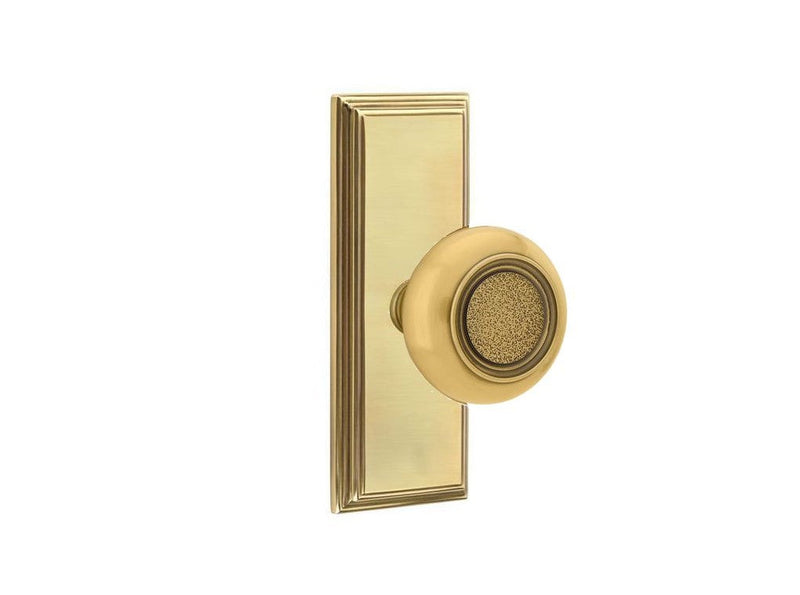 Emtek Belmont Knob Concealed Screws With 7” Wilshire Rosette