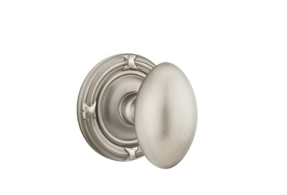 Emtek Egg Knob With Ribbon & Reed Rosette