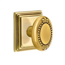 Emtek Beaded Egg Knob With Wilshire Rosette