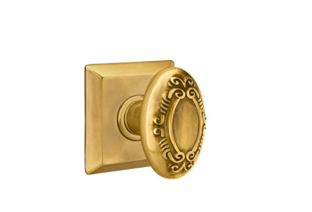 Emtek Victoria Knob Concealed Screws With Quincy Rosette